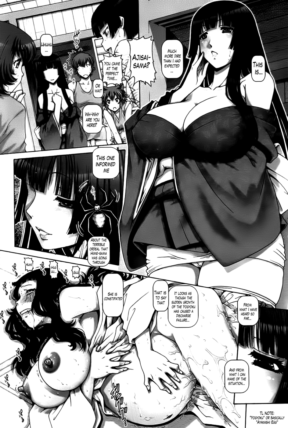 Hentai Manga Comic-Ayakashi Yakata no Miko-Chapter 3-4